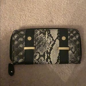 Steve Madden snakeskin wallet